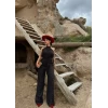 Kuşaklı Puantiyeli Tulum