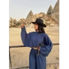 Lacivert Yarasa Kol Modal İkili Takım