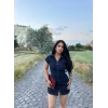 Ön Düğmeli Denim Elbise
