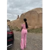 Pembe Katlamalı Madonna Kaşkorse İkili Takım