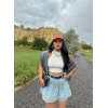 Pileli Denim Etek