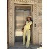 Sarı Tokalı Kruvaze İkili Takım