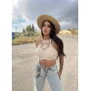 Sırt Bağcıklı Hasır Büstiyer