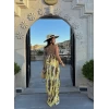 Sırt Çapraz Dubai Maxi Elbise