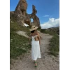Sırt Kurdela Düğmeli Elbise