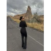 Siyah Auris Büzgülü İkili Takım