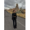 Siyah Auris Büzgülü İkili Takım