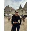 Siyah Bambu Korse Kürk