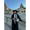 Siyah Basic Uzun Triko Hırka