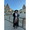 Siyah Basic Uzun Triko Hırka