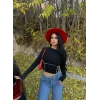 Siyah Biyeli Basic Crop