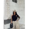 Siyah Boyundan Geçmeli Zıbın