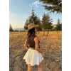 Siyah Dantel Crop