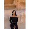 Siyah Madonna Yaka Bubble Takım