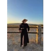 Siyah Müslin İkili Takım
