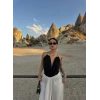 Siyah Nova Aksesuarlı Bluz