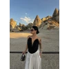 Siyah Nova Aksesuarlı Bluz