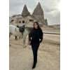 Siyah Şal Yaka Maxi Elbise