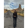 Siyah Yüksek Bel İspanyol Tayt
