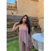 Gül Kurusu Asimetrik Sandy Üçlü Takım