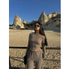 Vizon Kayık Yaka İkili Takım