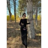 Yan Tokalı Triko Elbise