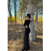 Yan Tokalı Triko Elbise