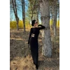Yan Tokalı Triko Elbise