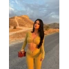 Yeşil Halka Detay Fitilli İkili Takım
