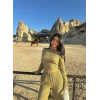 Yeşil Kayık Yaka İkili Takım
