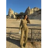 Yeşil Kayık Yaka İkili Takım