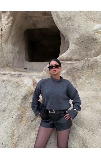 Antrasit Dik Yaka Basic Kazak