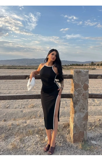 Biyeli Kaşkorse Elbise