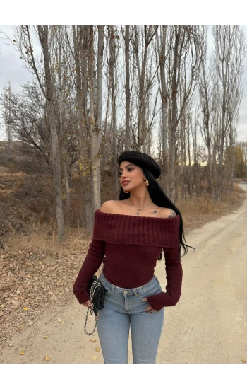 Bordo Madonna Triko Crop