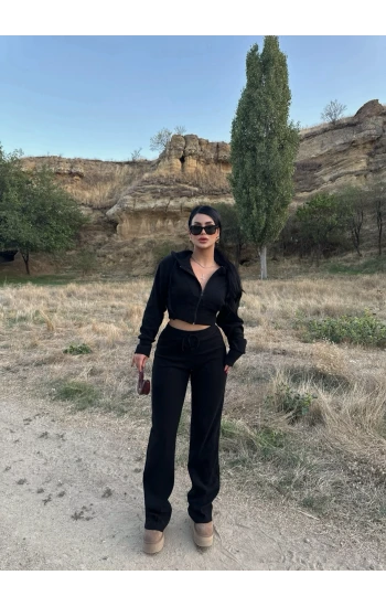 Fermuarlı Eşofman İkili Takım