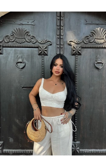 Fitilli Büstiyer Crop