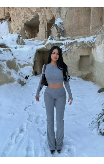 Gri Basic Comfort İkili Takım