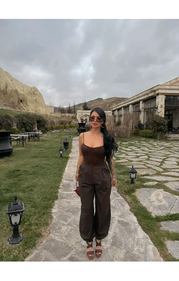 Haki Jogger Balon Pantolon