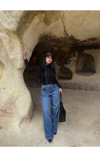 Kemer Tokalı Baggy Pantolon