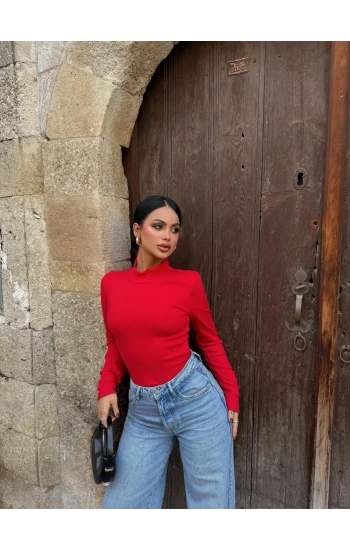 Kırmızı Balıkçı Kaşkorse Triko