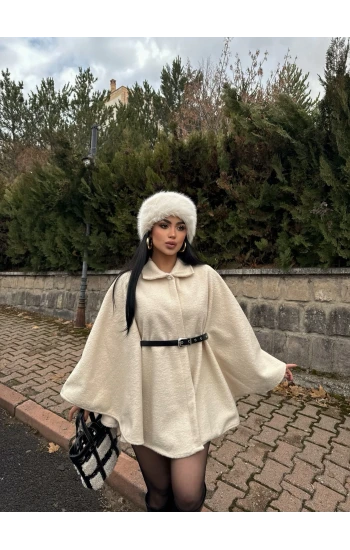 Krem Kemerli Buklet Panço