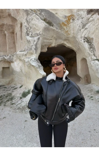 Kürklü Amiral Deri Mont