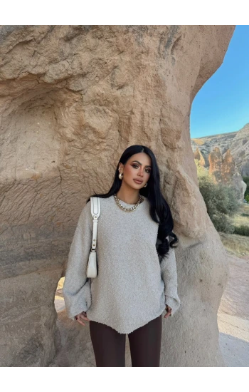 Taş Bisiklet Yaka Design Kazak