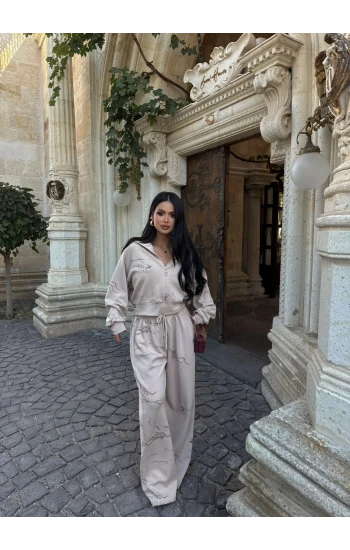 Taş Oversize Kalıp Stone İkili Takım