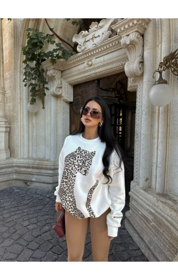 Tiger Şardonlu Sweat