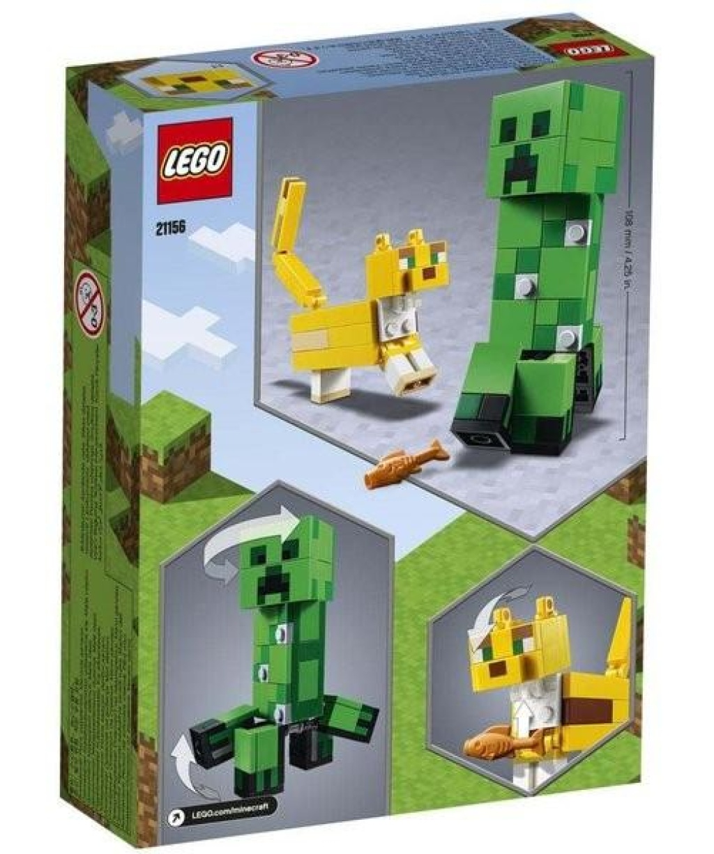 LEGO Minecraft BigFig Creeper ve Oselo 21156 MarsToys En İyi Oyuncaklar