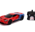 1:16 Jada Marvel Örümcek Adam Spider-Man RC 2017 Ford GT Uzaktan Kumandalı Araba