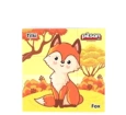 Animal Serisi Puzzle 9 Parça - Tilki