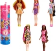 Barbie-Bebek Color Reveal Renk Değiştiren Sürpriz Meyve Deseni Elbiseli HJX49