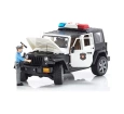 Bruder Jeep Wrangler U.R. Polis Aracı Ve Memur - BR02526